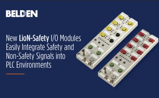 Belden Expands Safety Solutions with New LioN-Safety I/O Modules for Enhanced Functional Safety