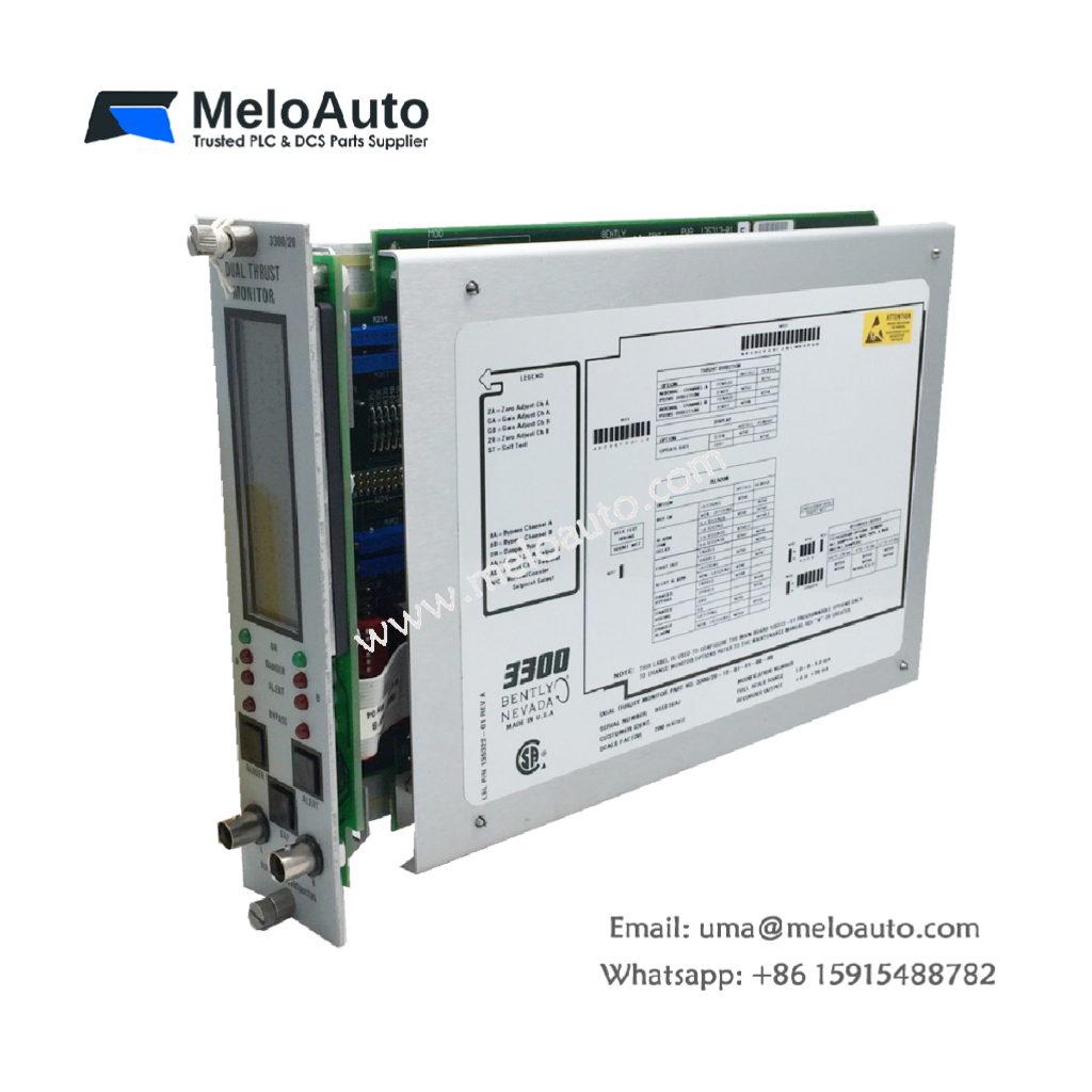 Bently Nevada 3300/20-12-01-02-01-02 Dual Thrust Position Monitor