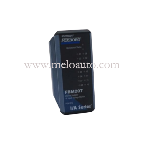 Foxboro FBM207 P0914TD Channel Isolated 16 DIN Voltage Monitor