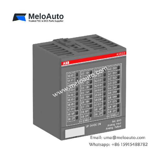 1SAP250000R0001 | ABB AX522 Analog Input/Output Module