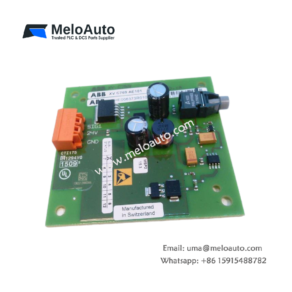 ABB 3BHE006373R0101 | XV C769 AE101 | OEI-BOARD