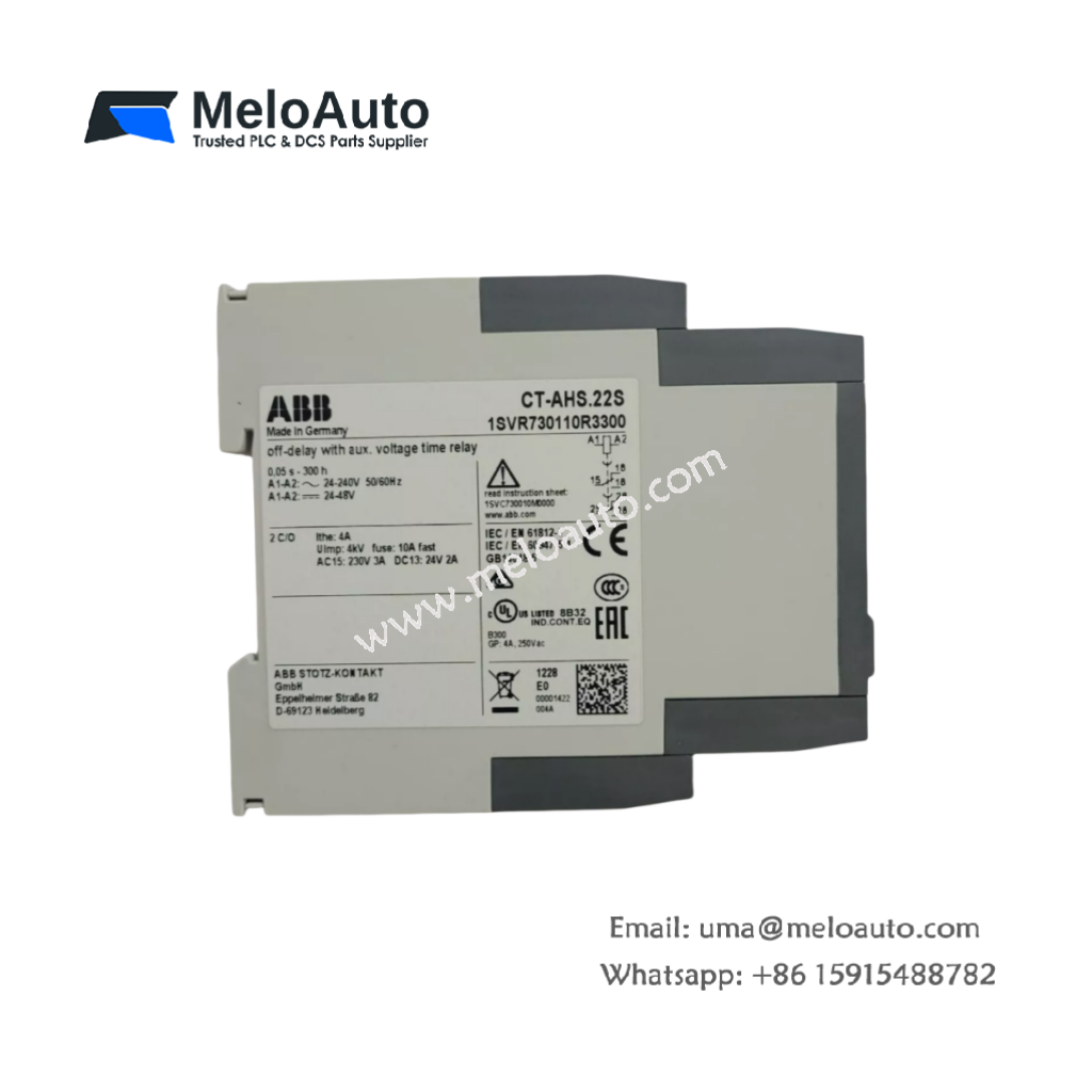 ABB CT Series CT-AHS 1SVR430113R0100 Time Delay Relay