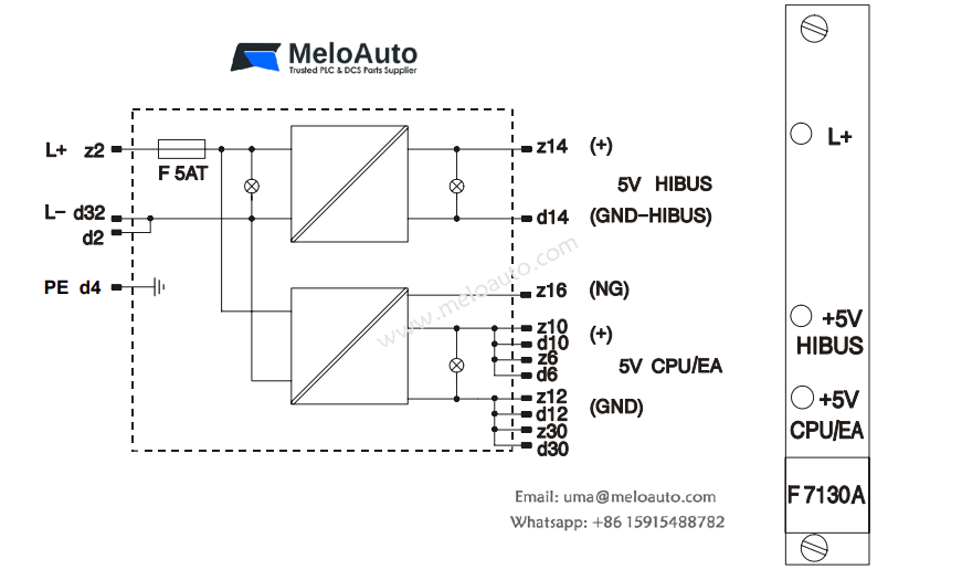HIMA F 7130A (F7130A) Power Supply Module HIMA F 7130A (F7130A) Power Supply Module